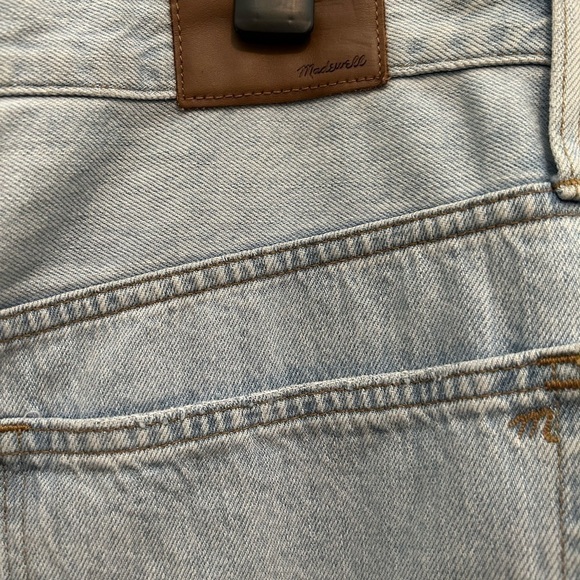 Madewell womens destroyed dad jeans in blue - Picture 11 of 13